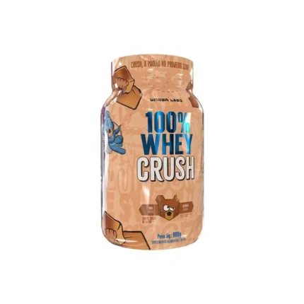 Whey Protein Crush 100% Concentrado Under Labz Sem Glúten 900g - Vários Sabores