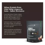 Whey Protein Sabor Língua de Gato 450g - Pura Vida - Imagem 4