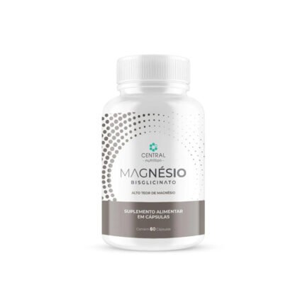Magnésio Bisglicinato Central Nutrition - 60 Cápsulas | Relaxamento e Saúde Muscular